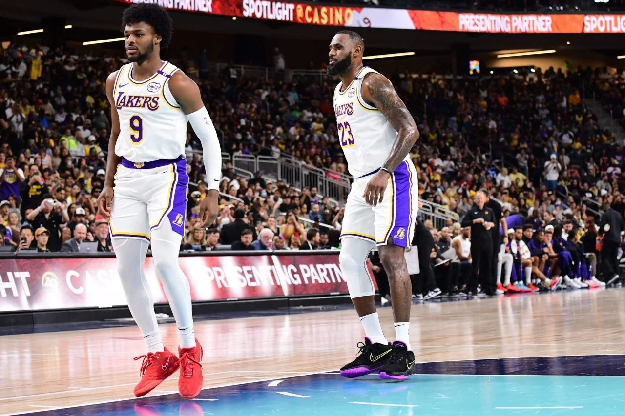 James Father-Son Duo on Court? Today Doesn’t Count